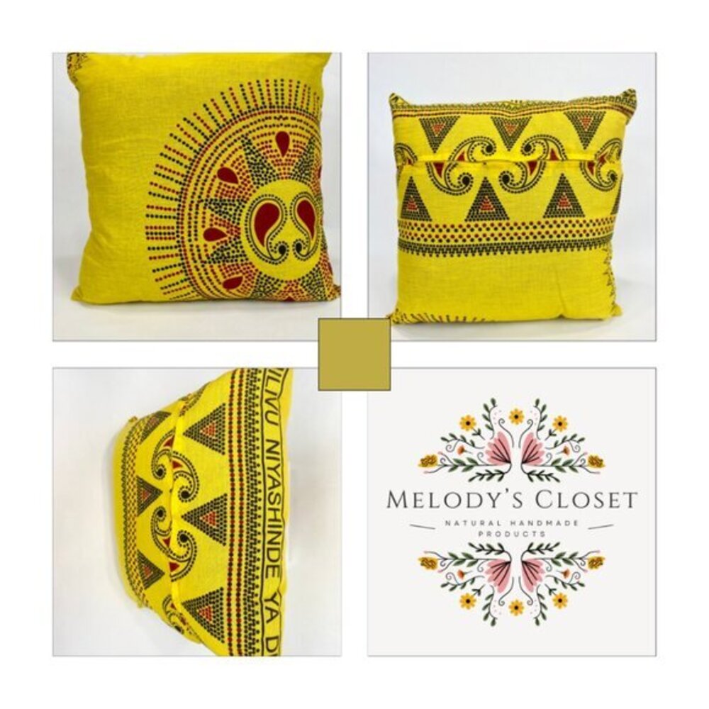 NWOT Handmade African Ankara Pillow